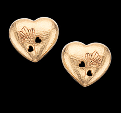 PRIMAVERA ØREPYNT HJERTE SØLV FG.