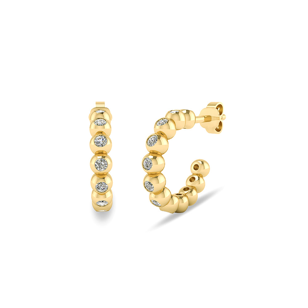 Forgyldt Sølv Ørestikker fra Smykkekæden ORSB021FG