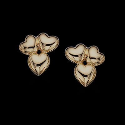 ØREPYNT HJERTER 8 KT.