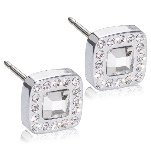 BLOMDAHL ØRESTIK KRYSTAL 8MM