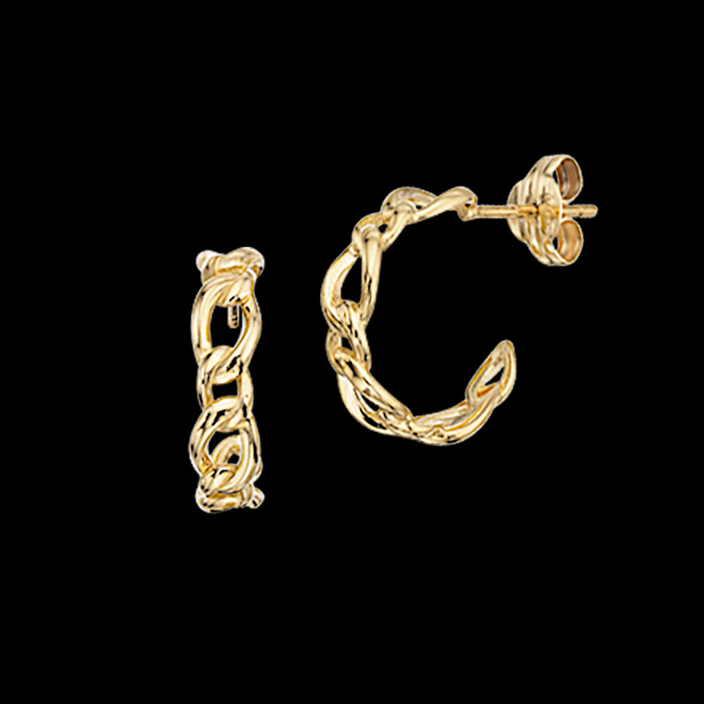 ØREPYNT HALVCREOLER 8 KT.