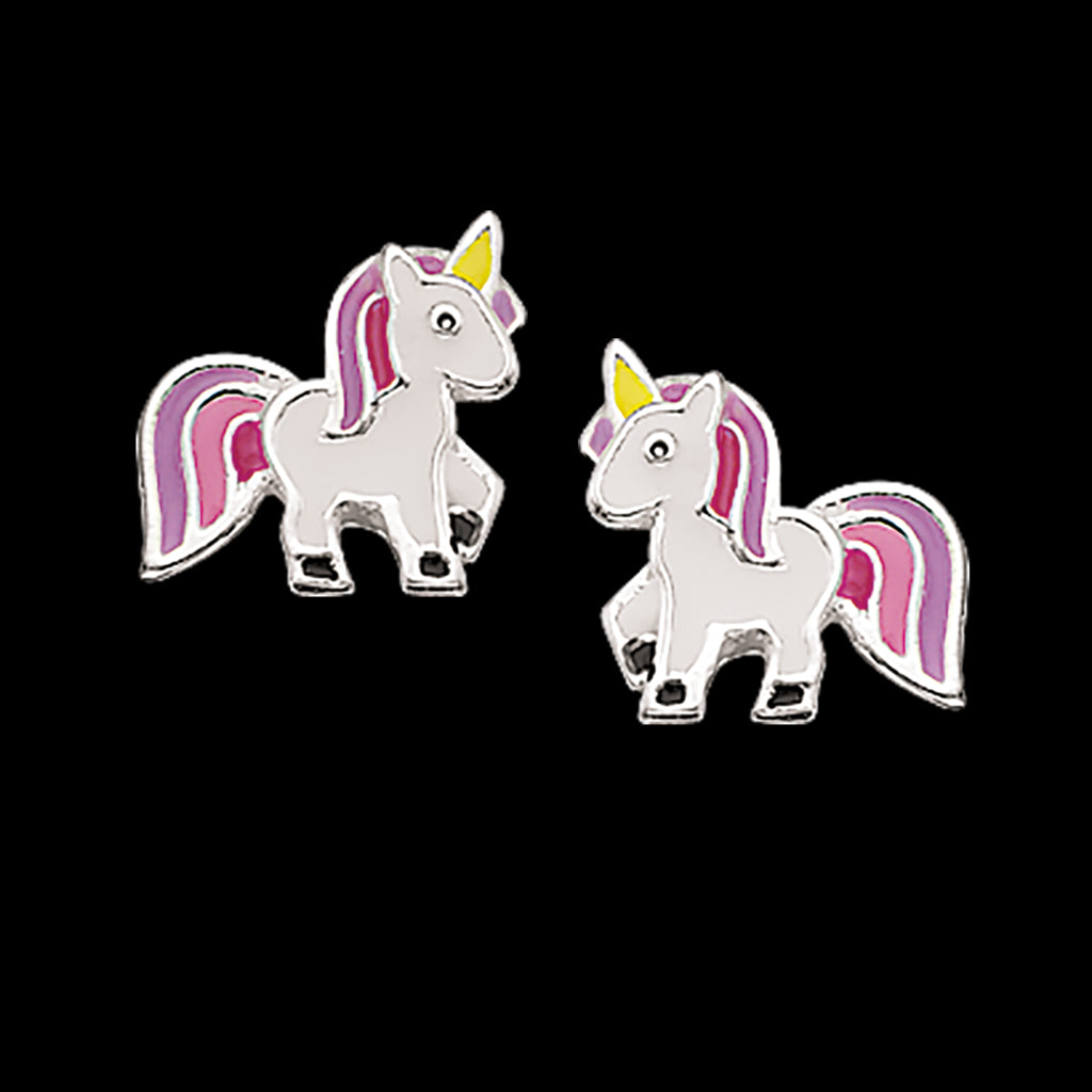 ØREPYNT ENHJØRNING SØLV