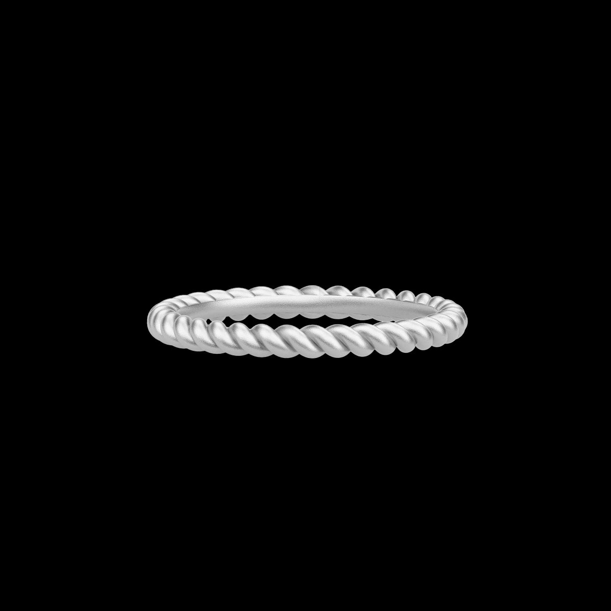 SØLV RING TWISTED 48