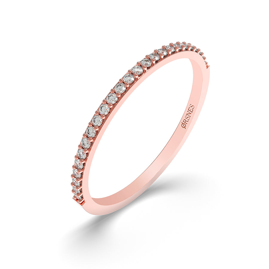 14KT.ROSA RING 25X0,005CT