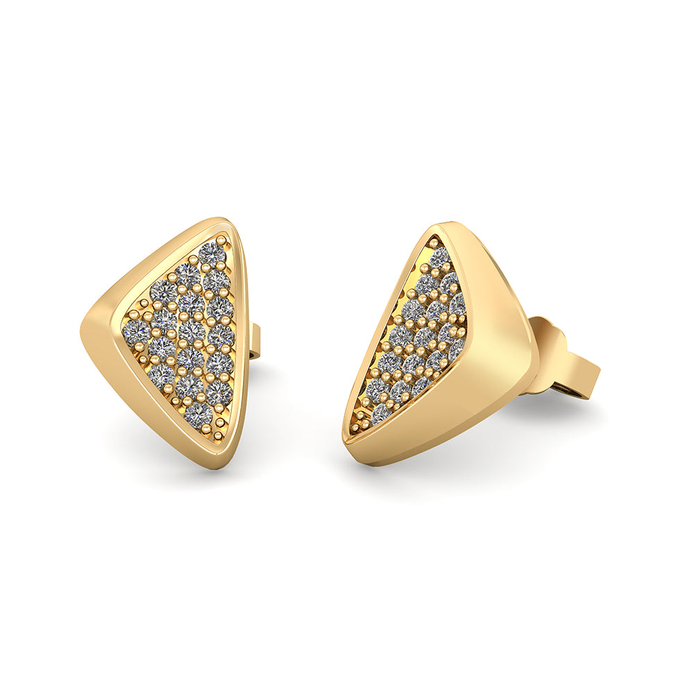 SMYKKE KÆDEN 8 Karat Guld Ørestikker fra ORSB026YG