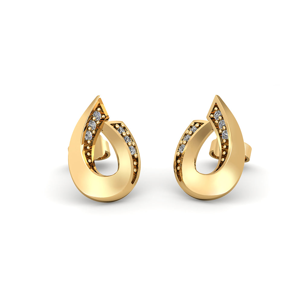 Smykkekæden Ørestikker i 8 Karat Guld ORSB024YG