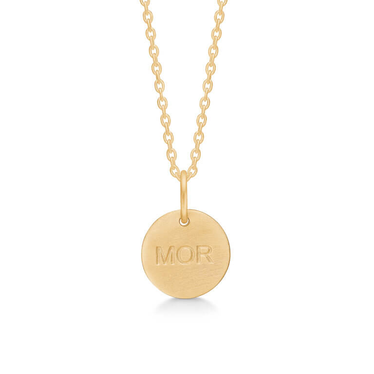 Frk Lisberg Mor Halskæde i Forgyldt Sølv 5522-44-FG