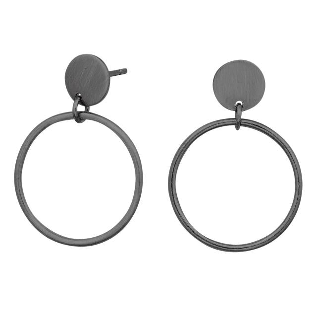 OX. SØLV ØRERING GIFT52 20MM