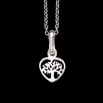 VEDHÆNG LIVETS TRÆ 7 MM. SØLV M/KÆDE