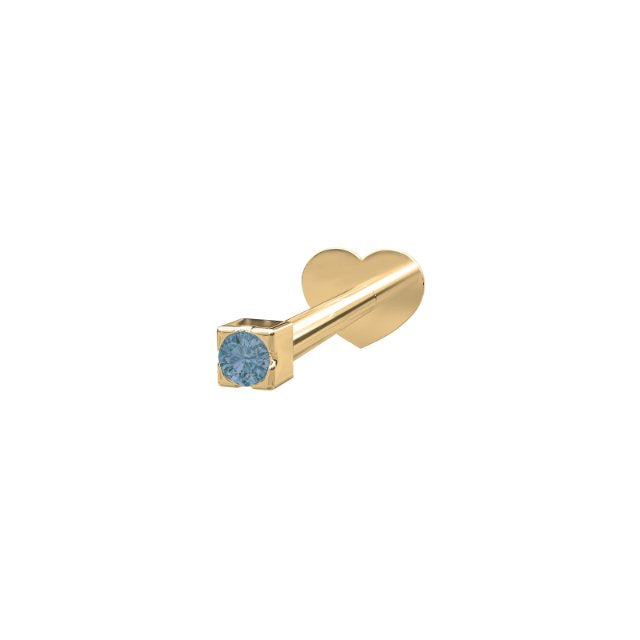 14KT. LABRET - PIERCING LONDON TOPAZ PIERCE52 1STK