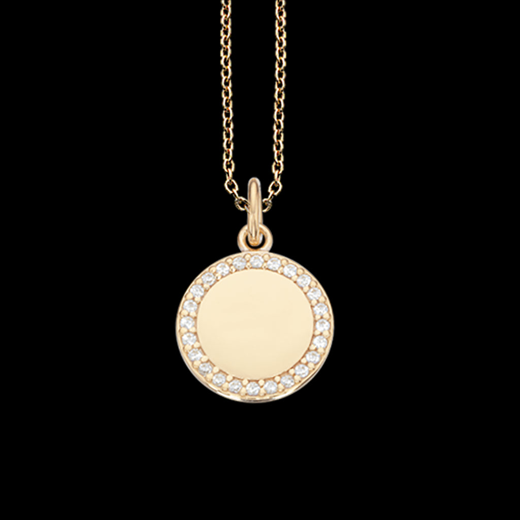 SOHO VEDHÆNG POLET CUBIC ZIR. SØLV FG. M