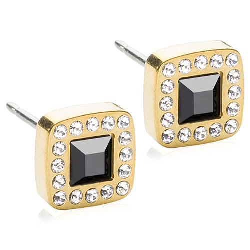 BLOMDAHL ØRESTIK KRYSTAL 8MM