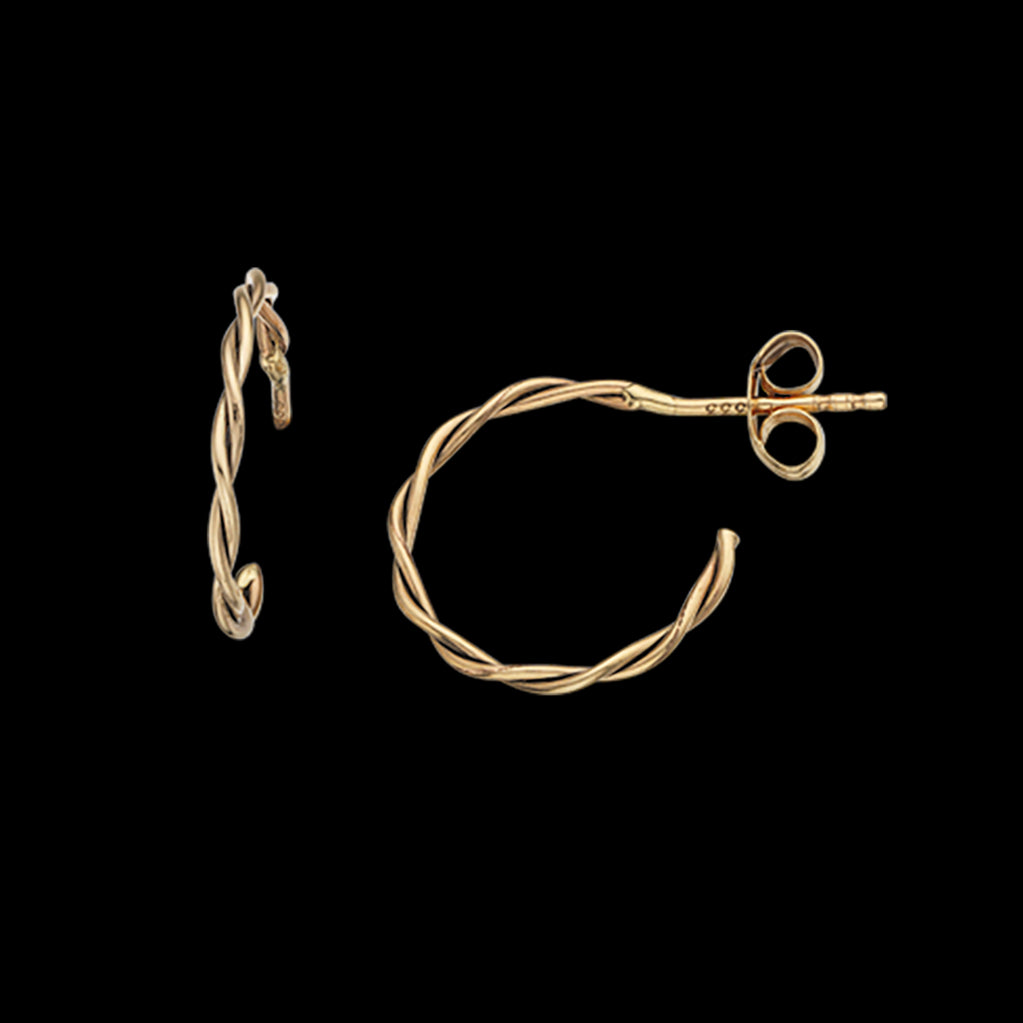 ØREPYNT HALVCREOLER SNOET 8 KT