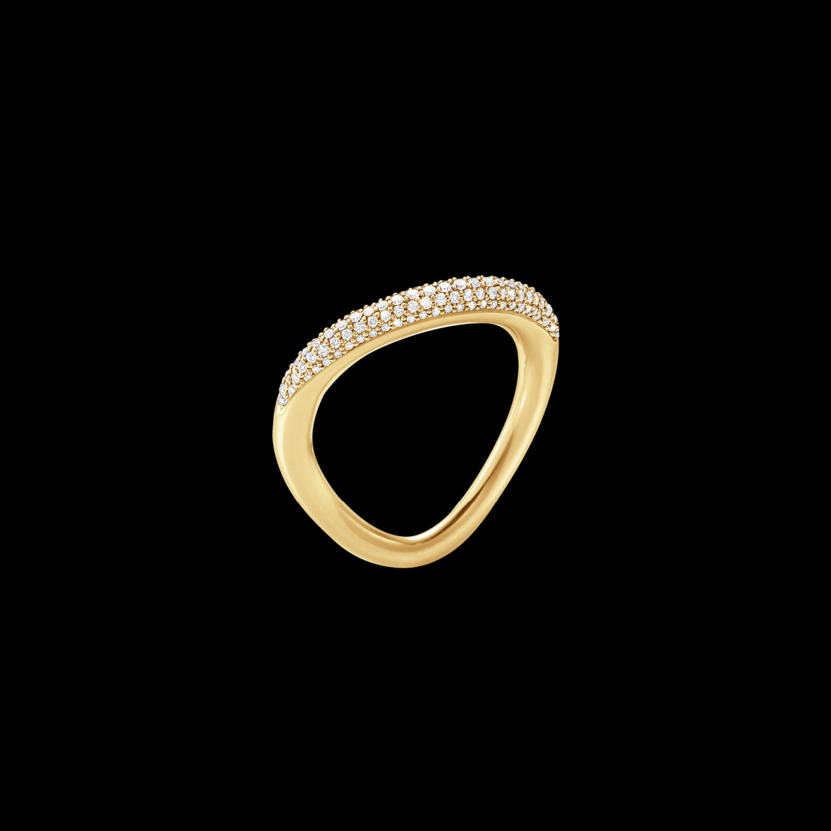 OFFSPRING RING 1433A YG DIAMOND PAVÉ 0.35 CT 1