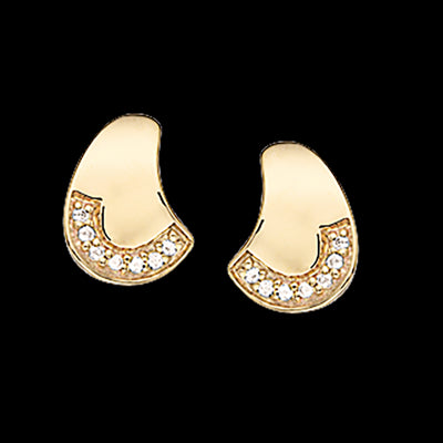 ØREPYNT SYN. CUBIC ZIR. 8 KT.