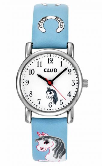 CLUB [IS196] PIGE CROM M LYS BLÅ REM HES