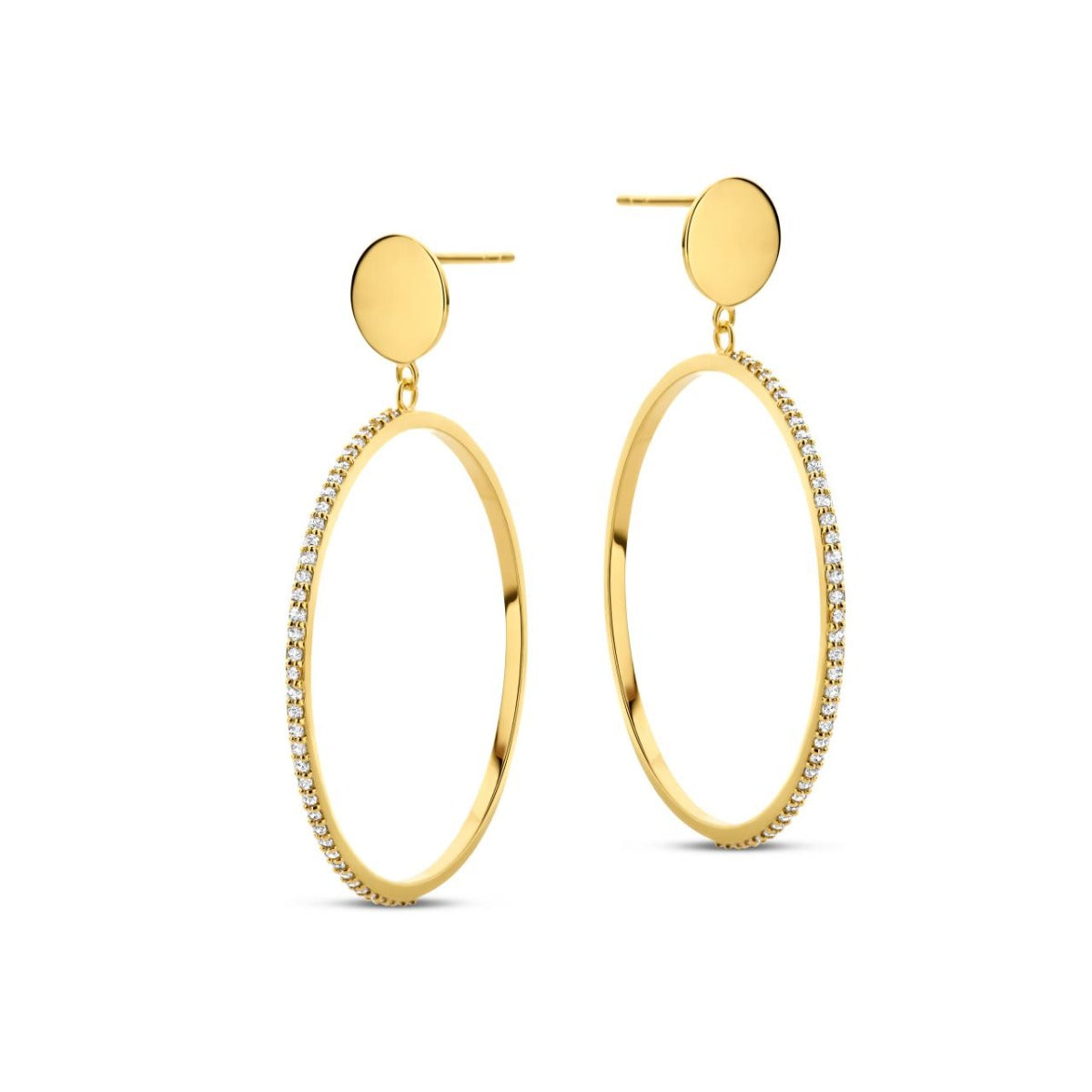 Fire Hanger Forgyldt Sølv Øreringe fra Spirit Icons