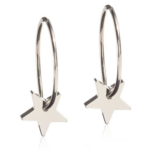 NT EAR RING, PENDANT STAR 8 MM