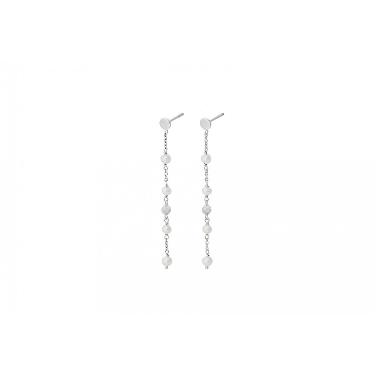 Pernille Corydon Ocean Pearl Sterling Sølv Øreringe med Ferskvandsperler