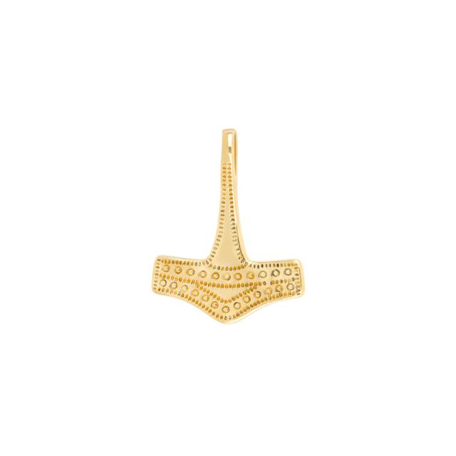 8KT. GULDVEDHÆNG THORS HAMMER