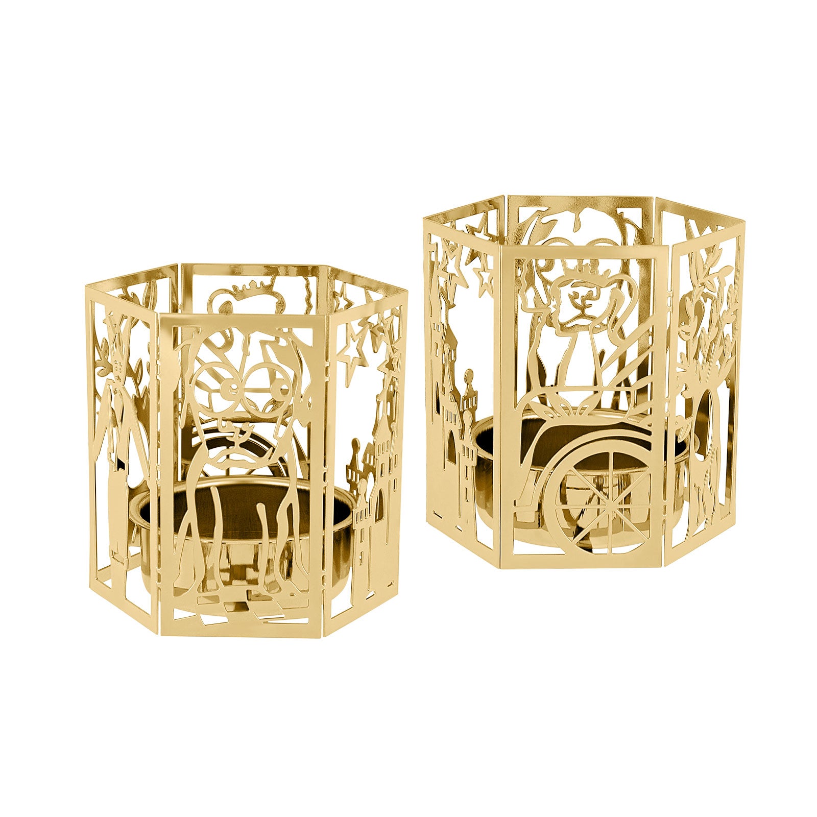 H. C. Andersen Fyrtøjet Lysestager 18k Forgyldt 98862932000