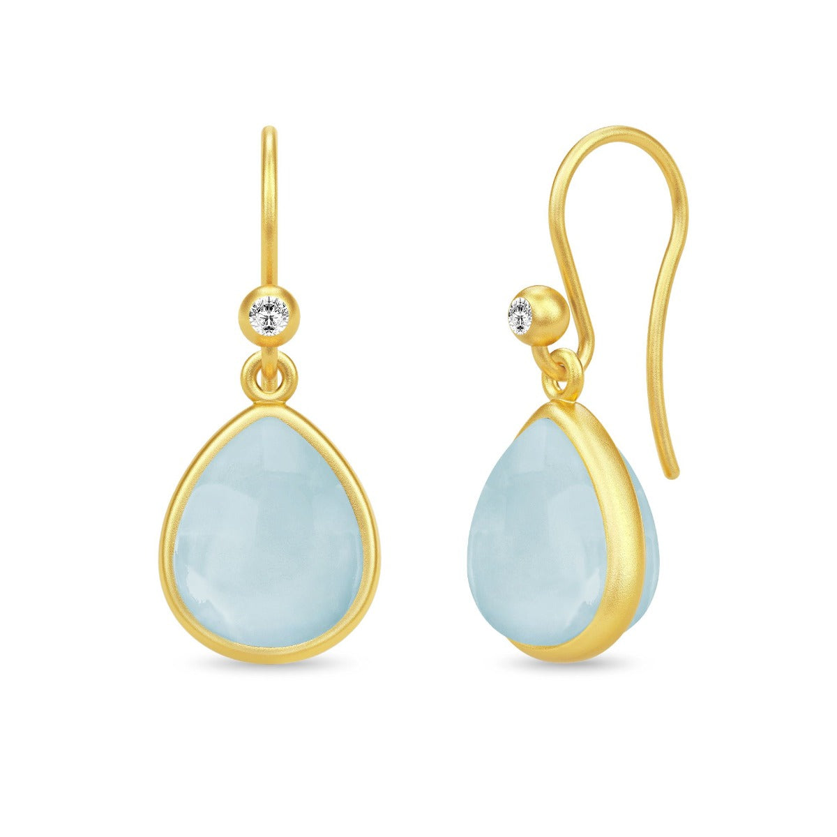 PALOMA EARRINGS AQUA BLUE