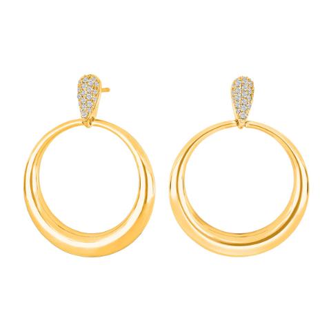 FORGYLDT SØLV ØREHÆNGERE KIMINOR