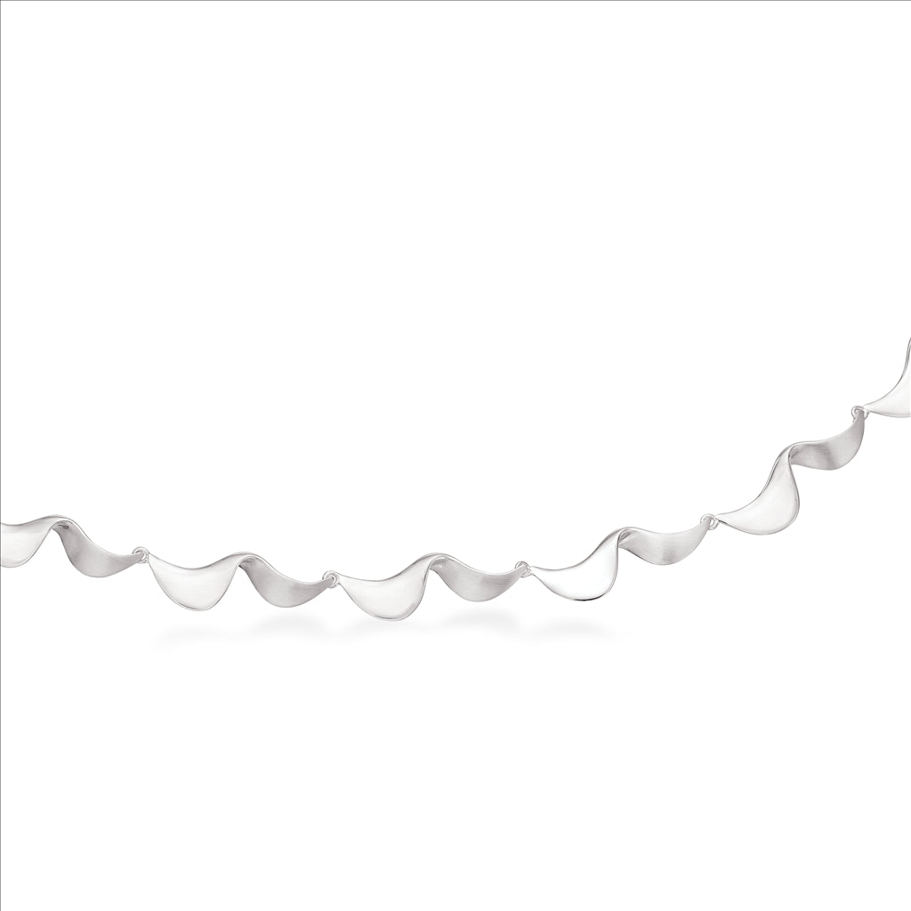 ARMBÅND MAT/BLANK SØLV