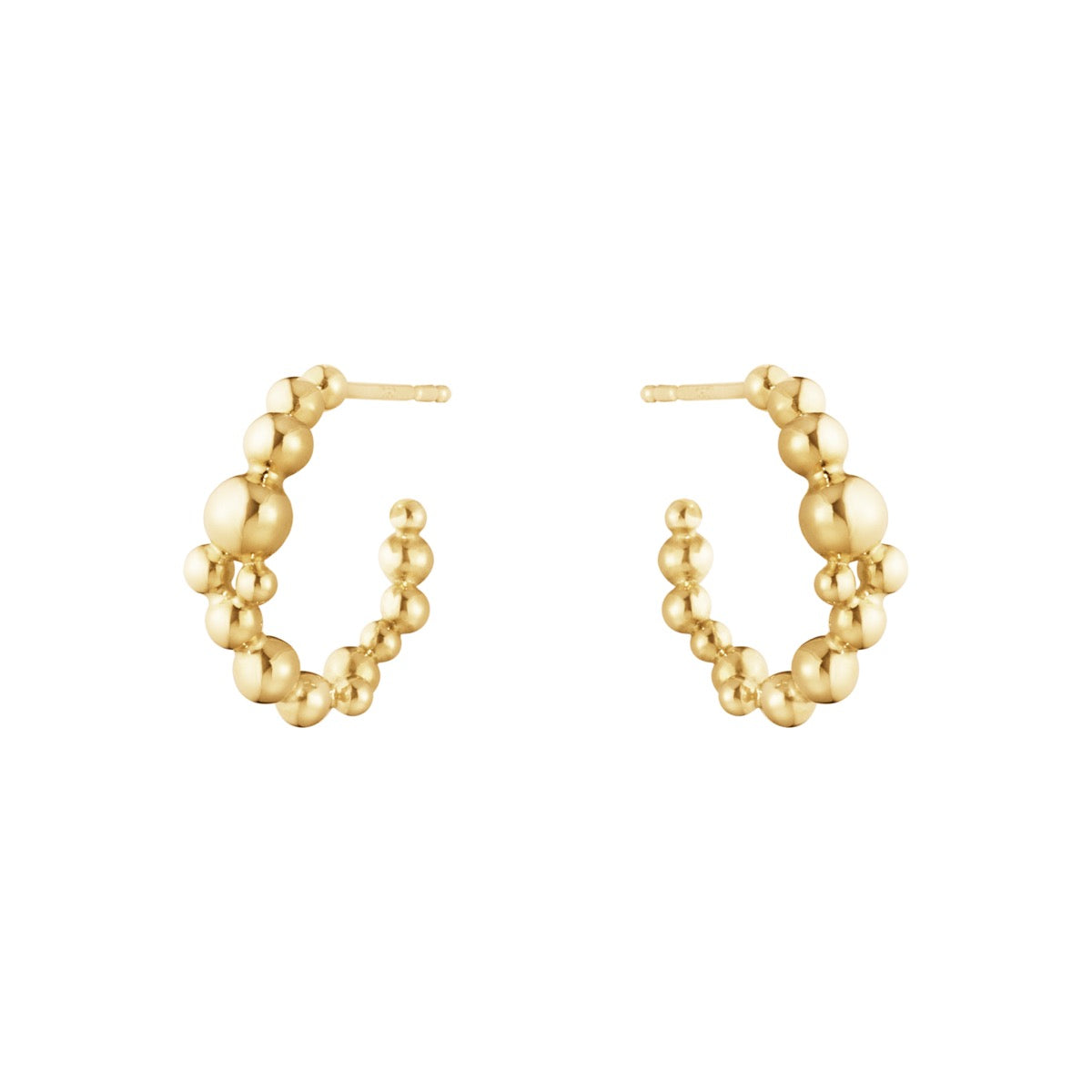 G.J.18K.ØREBØJLE GRAPE