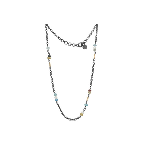 NECK JACQULINE STONE & PEARL