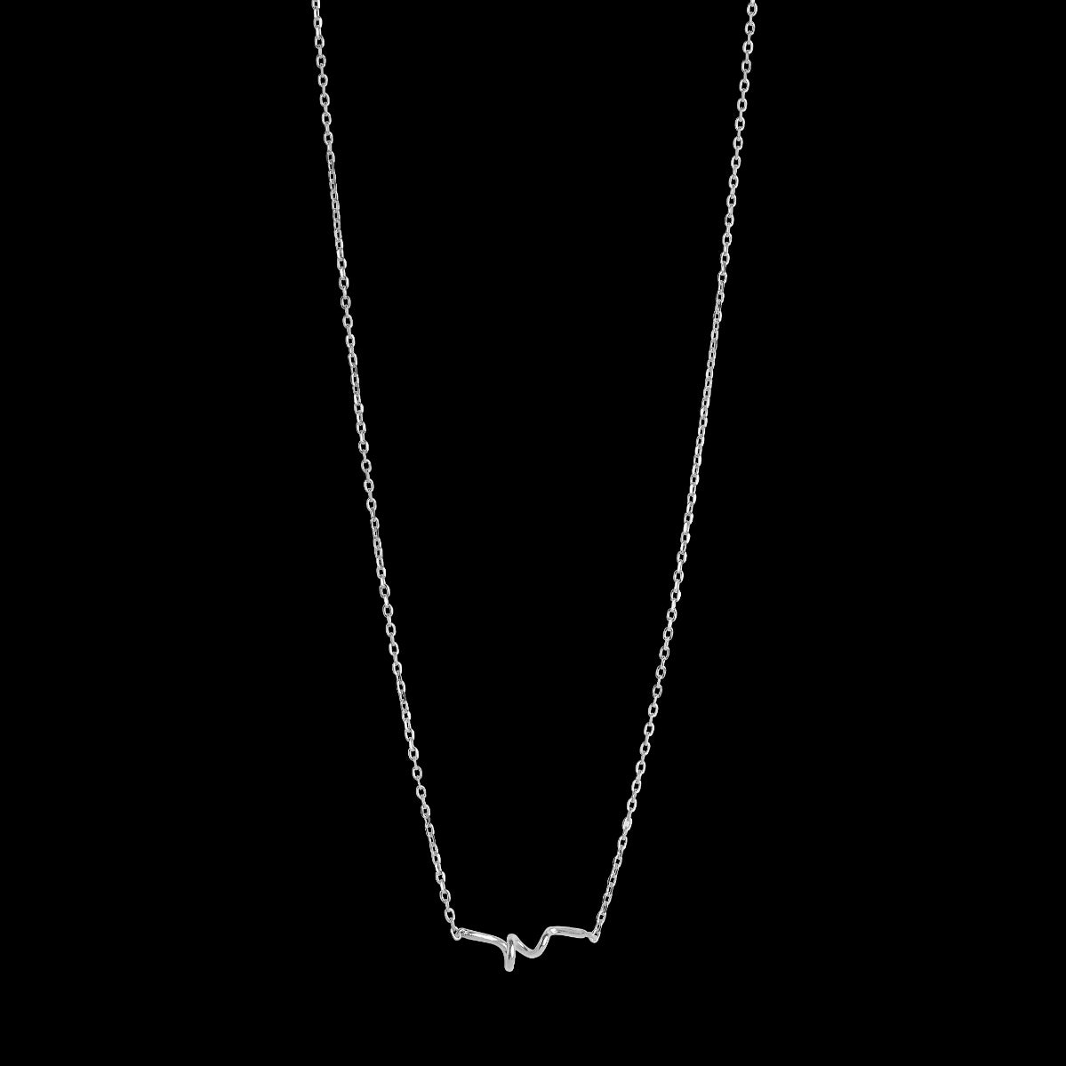 Twist Sterling Sølv Halskæde fra Enamel N106S