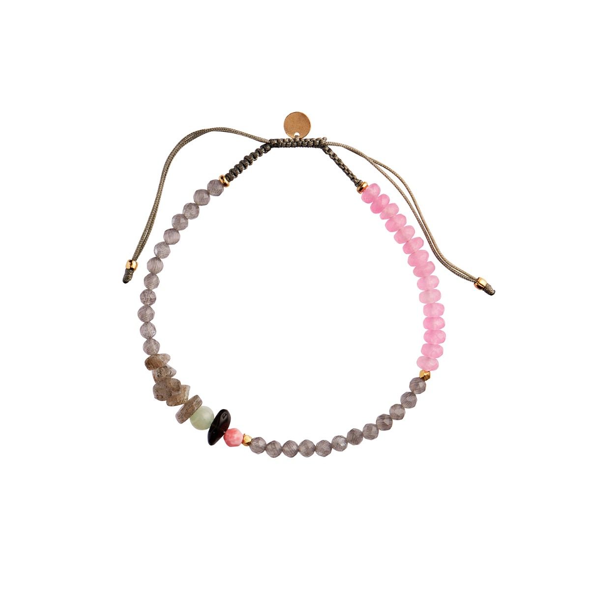 ARMBÅND HARMONY CALM GREY & PINK