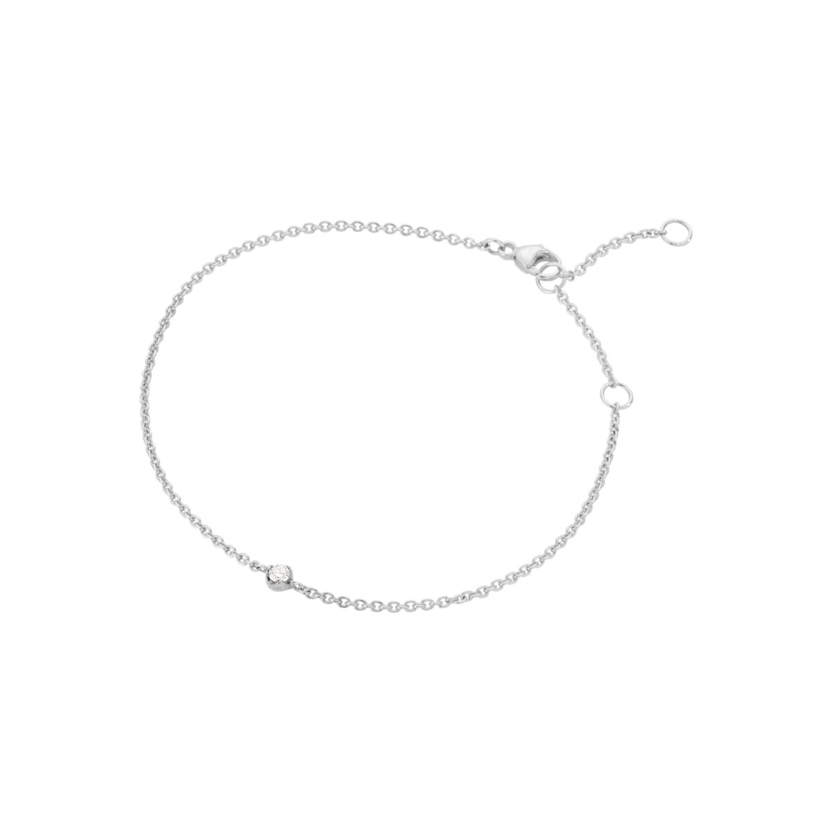 G.J.18KT.ARMBÅND 0,05CT SIGNATURE 18CM
