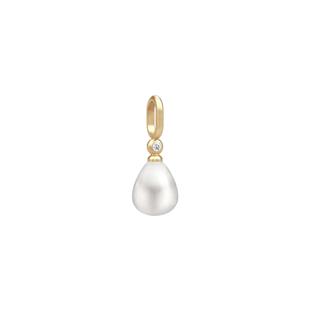 SØLV/FG VEDHÆNG TASHA WHITE PEARL