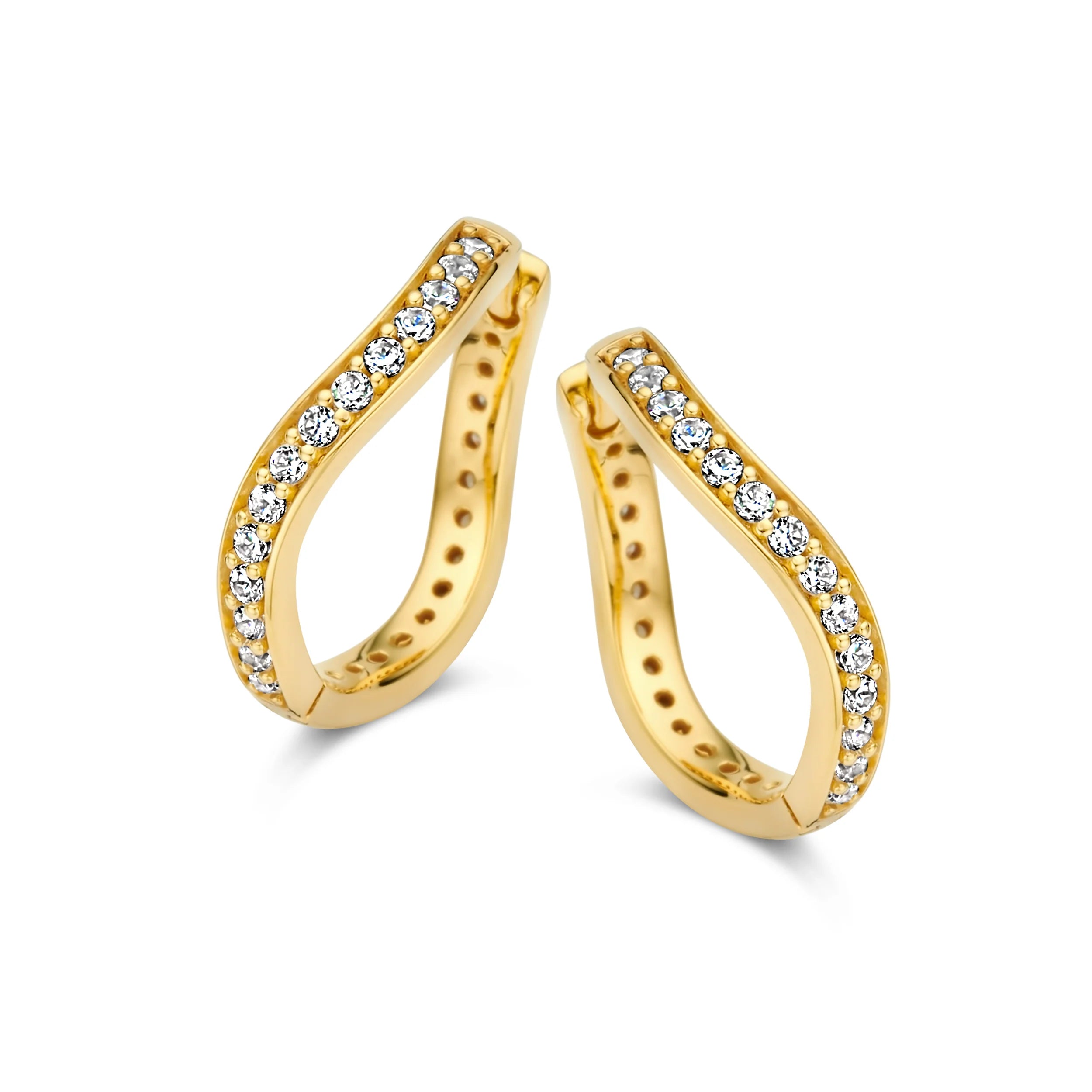 Spirit Icons Solaris øreringe i 18k forgyldt sølv S41962