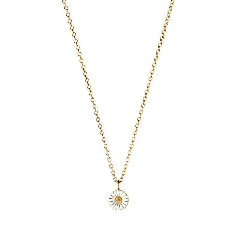 DAISY PENDANT SILVER GP WHITE