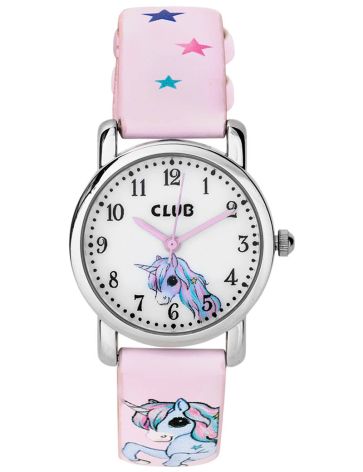 CLUB PIGE UR LYSERØD REM ENHJØRNING