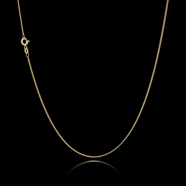 Panser Facet 14 Karat Guld Halskæde fra BNH P14045H 0,45 mm