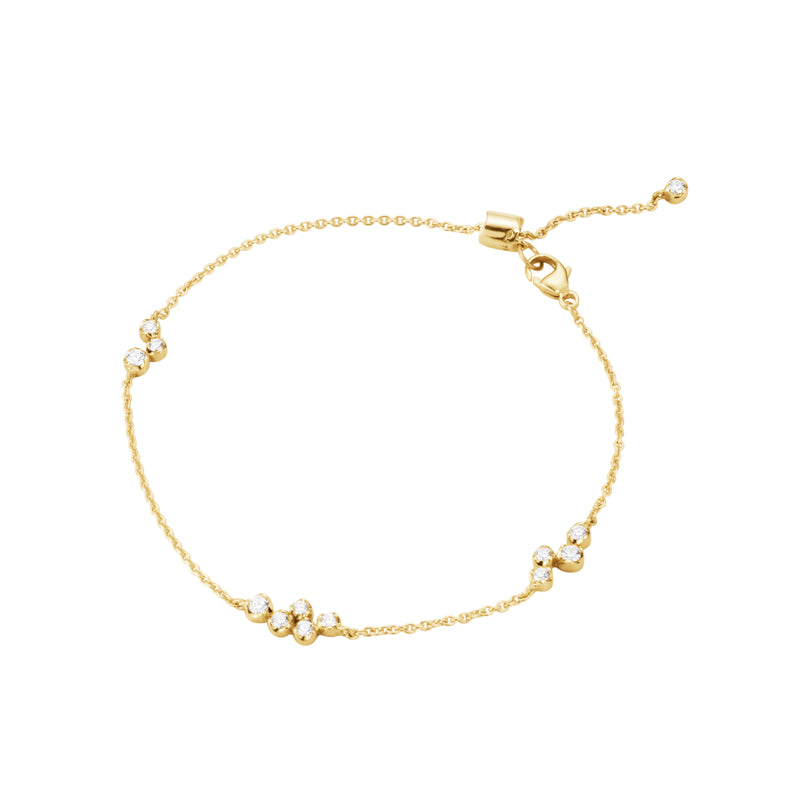 GJ SIGNATURE BRACELET 1652C YG DIAMONDS 0.28 CT