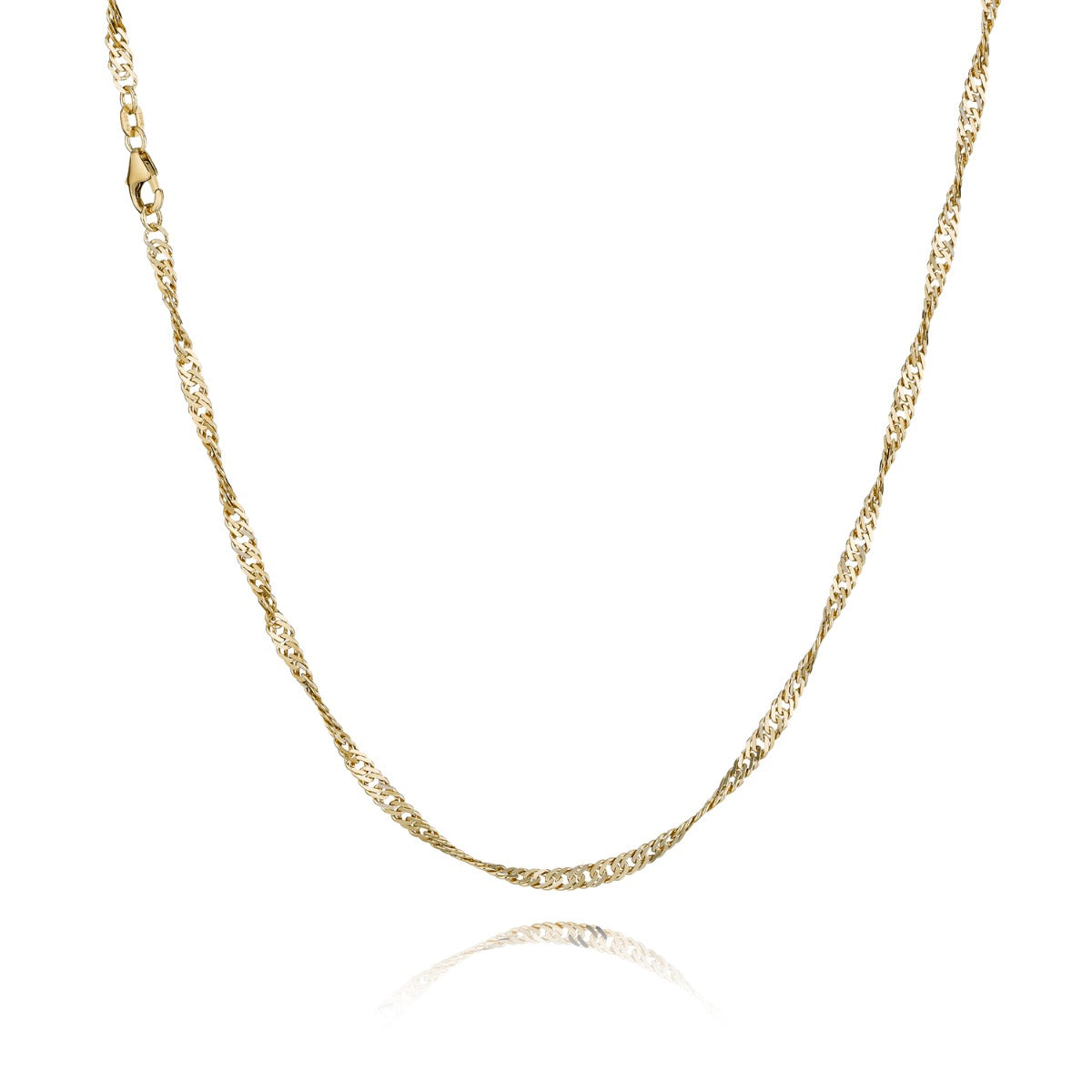 8 KARAT GULD SINGAPORE KÆDE 2,30