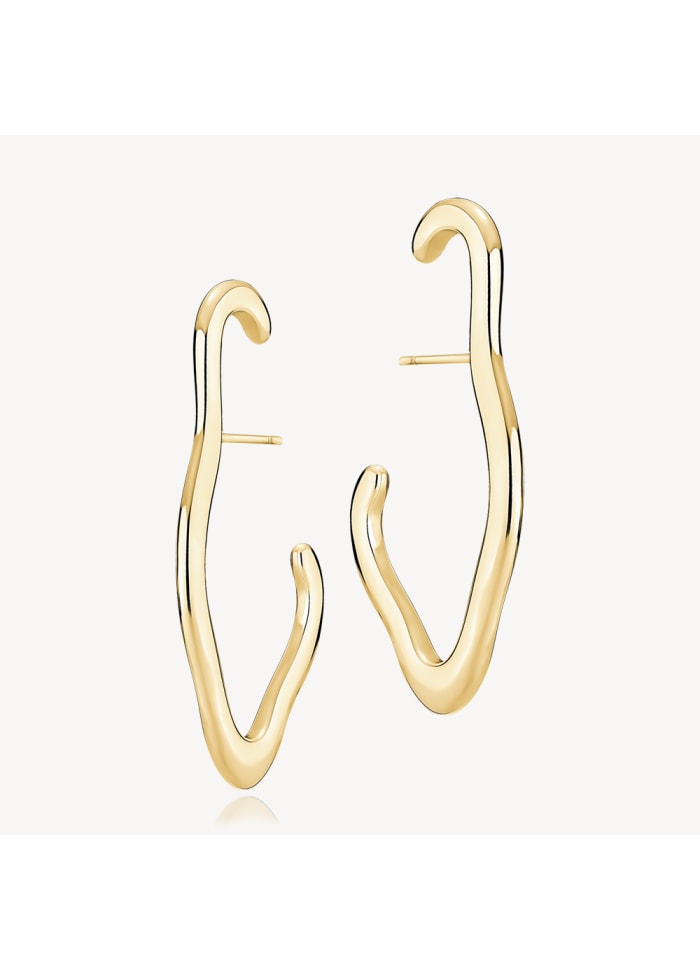 Signe Kragh X Sistie2nd Medium Guld Double Øreringe fra Sistie