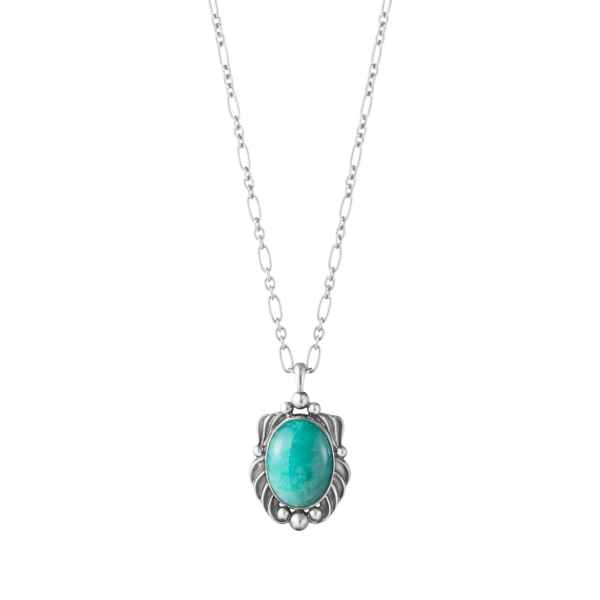 2025 HERITAGE PENDANT SILVER AMAZONITE