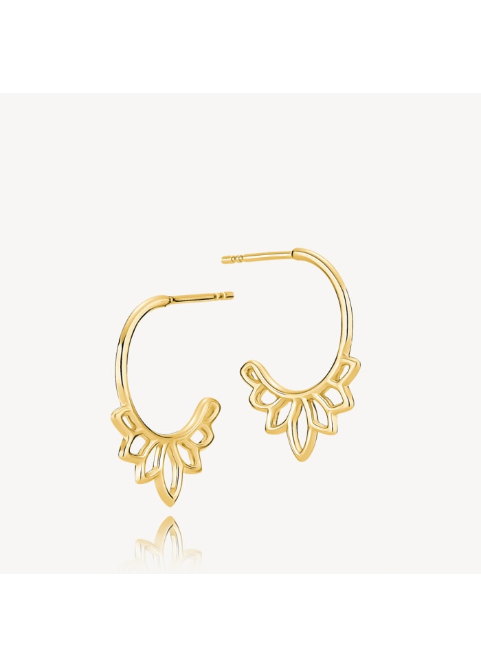 Izabel Camille Nigella Forgyldt Sølv Øreringe A1841GS