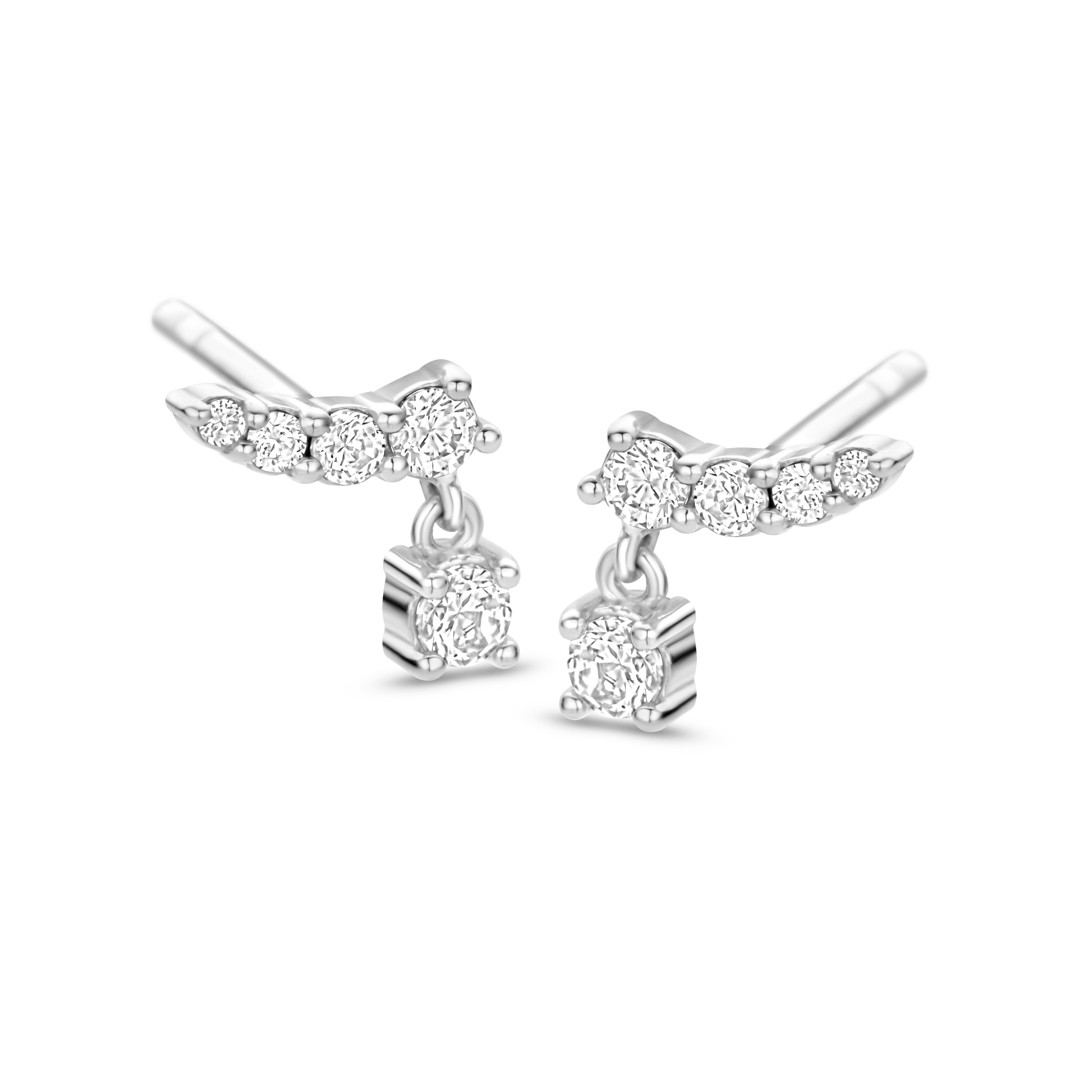 Spirit Icons Sparkle Stud øreringe i sølv S42411