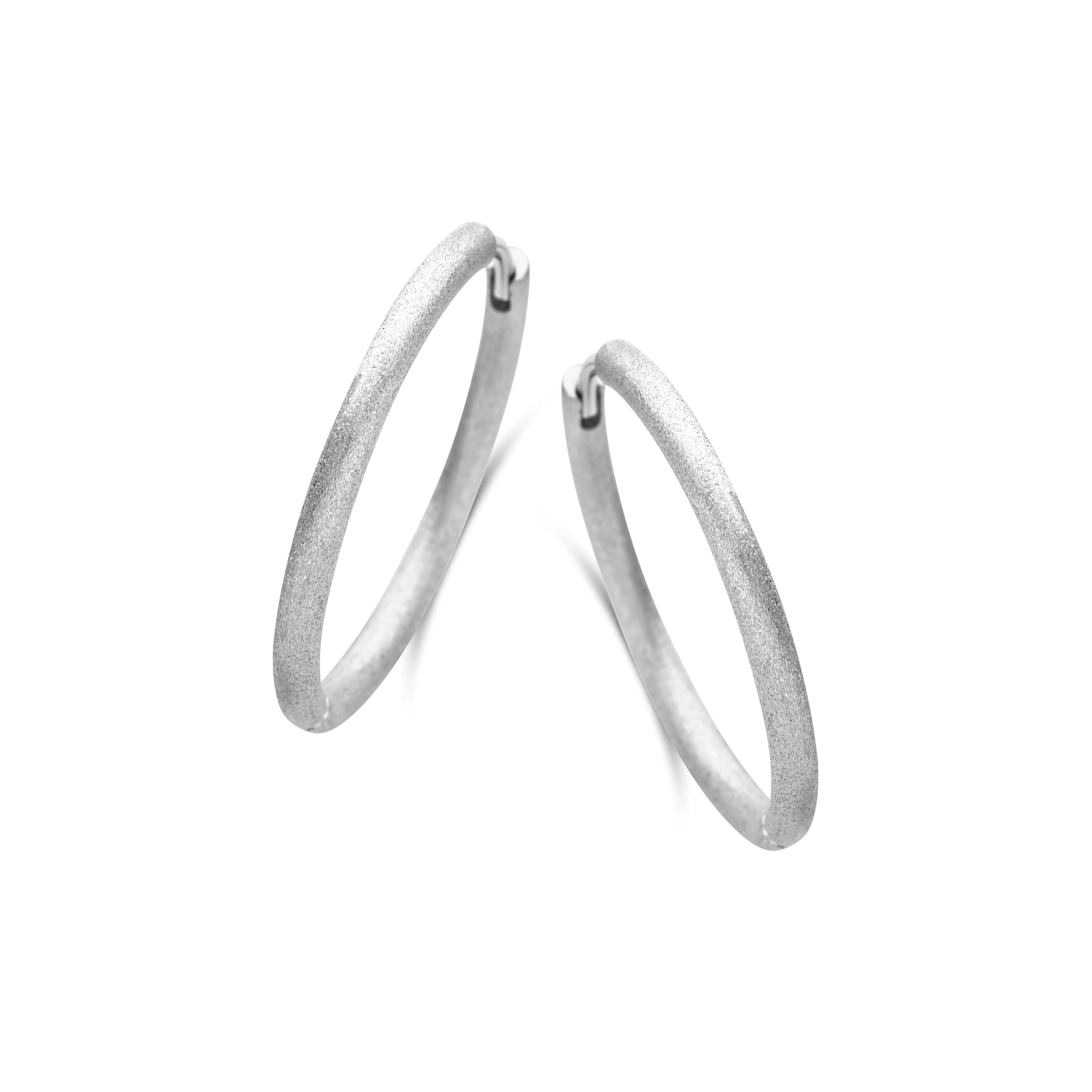 Spirit Icons Balance Hoop øreringe i sølv S42481