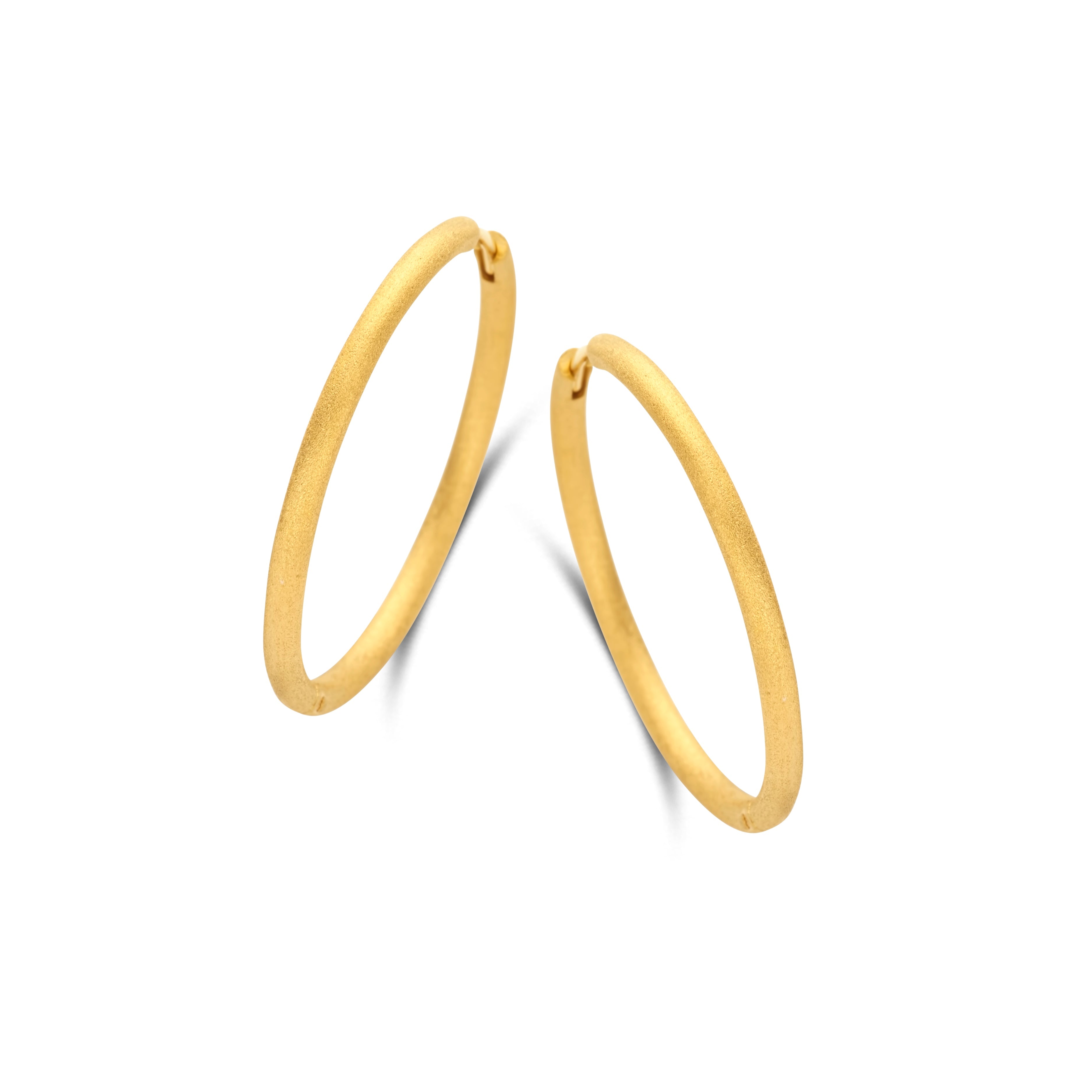 Spirit Icons Balance Hoop øreringe i 18 karat forgyldt sølv S42492