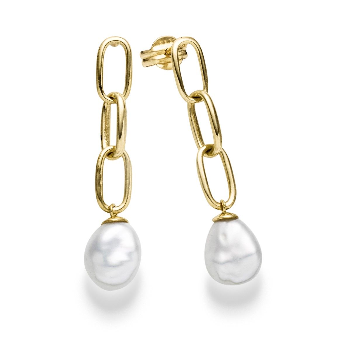 8KT.ØREHÆNGER M.PERLE