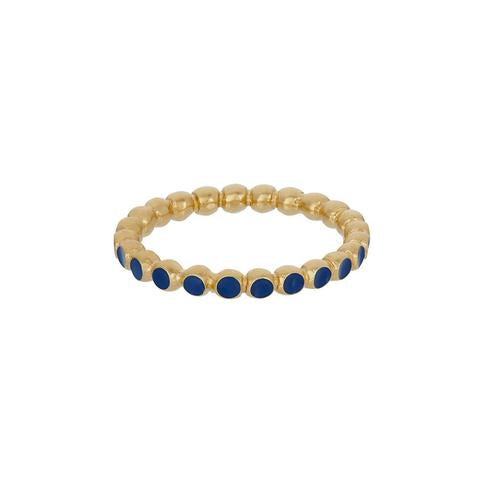 Pixel Blue Forgyldt Sølv Ring fra Pernille Corydon