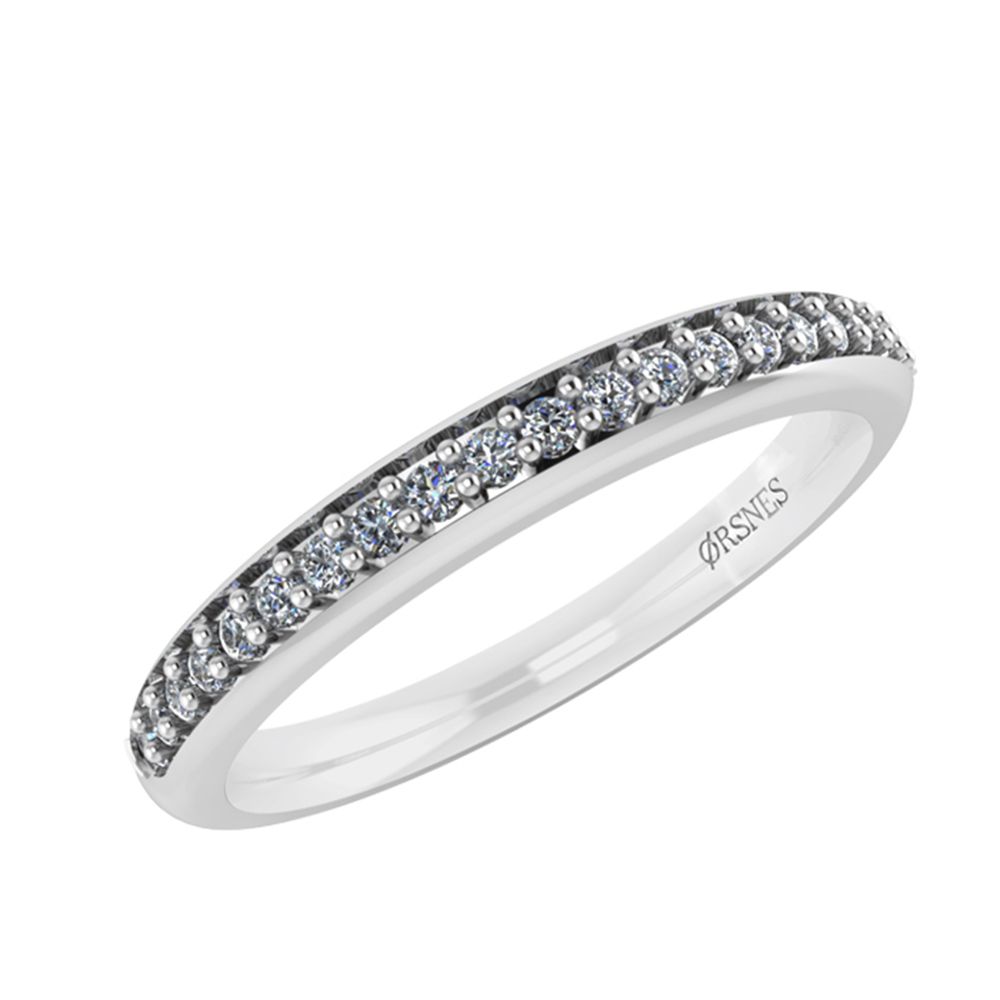 14KT.HV.RING 0,16CT W.SI