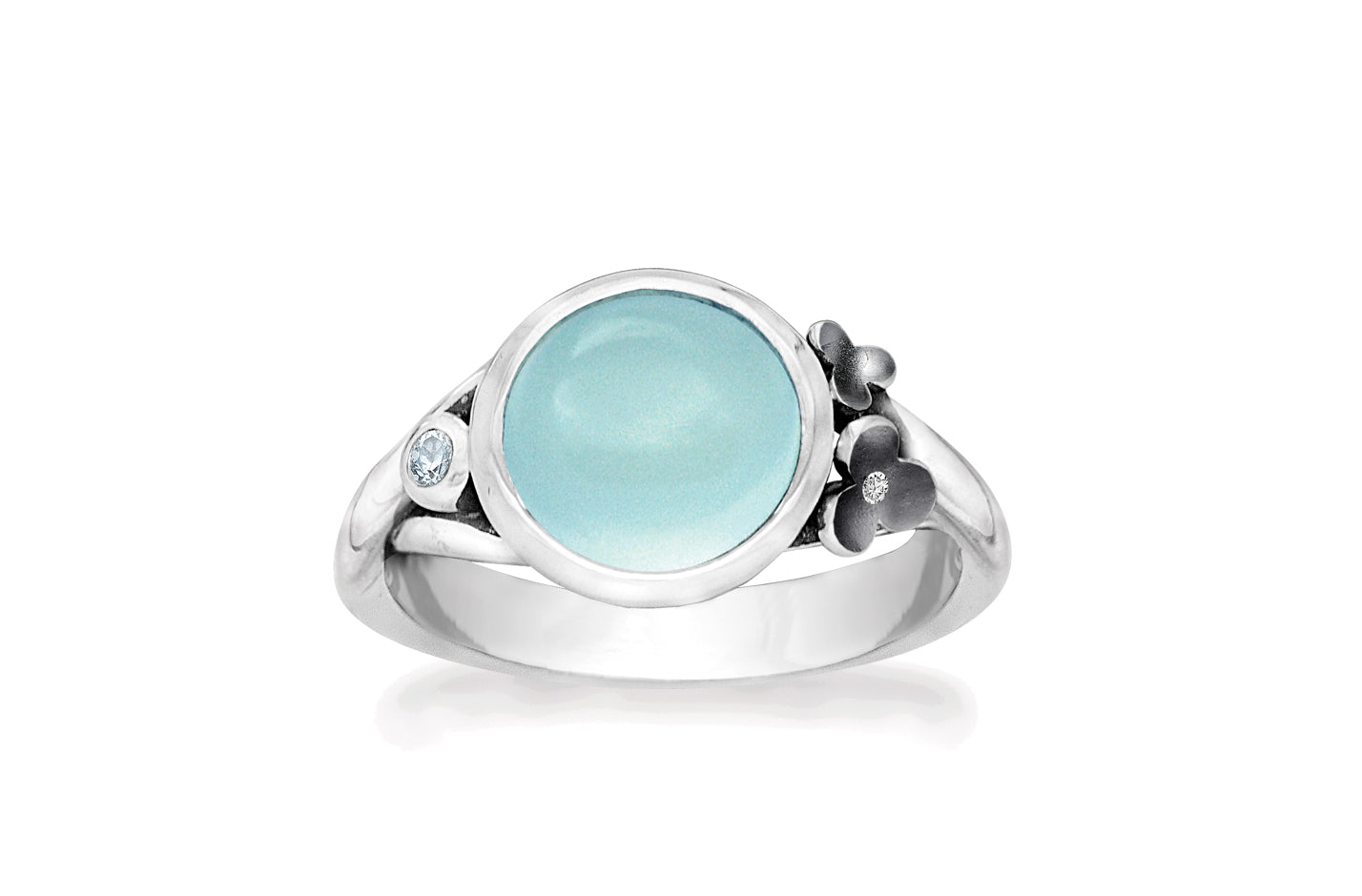 Rabinovich Delight Ring i Sterling Sølv med Kalcedon Og Topas